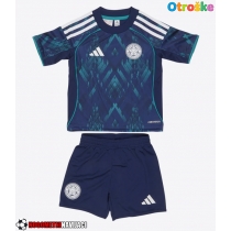 Otroške Nogometnih dresov Leicester City Gostujoči 2025-26 Kratki rokavi (+ hlače)